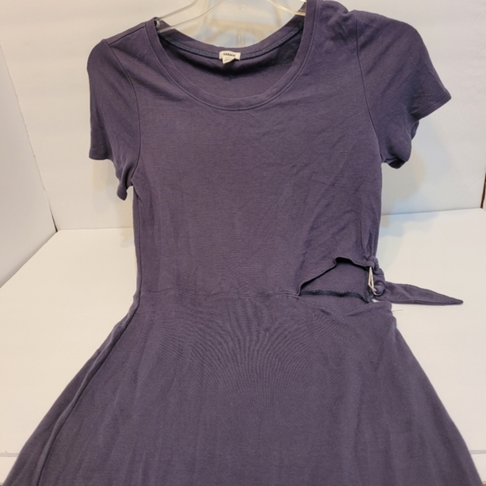 Garage, charcoal dress, size large, ring detail peekaboo side